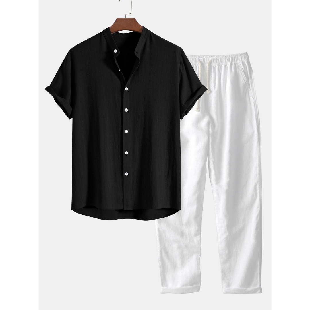Elio | Men’s Casual Shirt & Trouser Set | Two-Piece