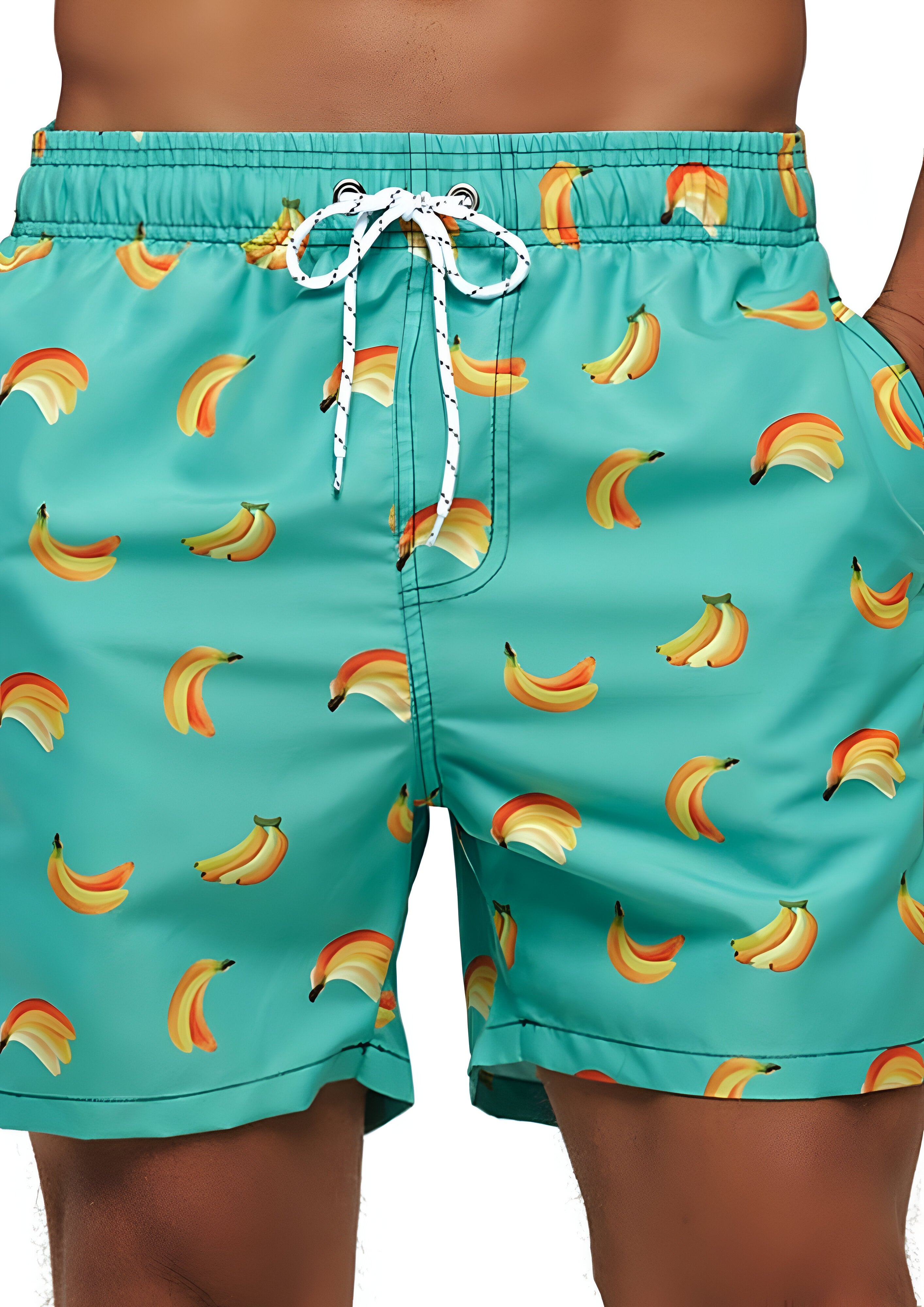Men's Printed Short Swimming Trunks | Summer