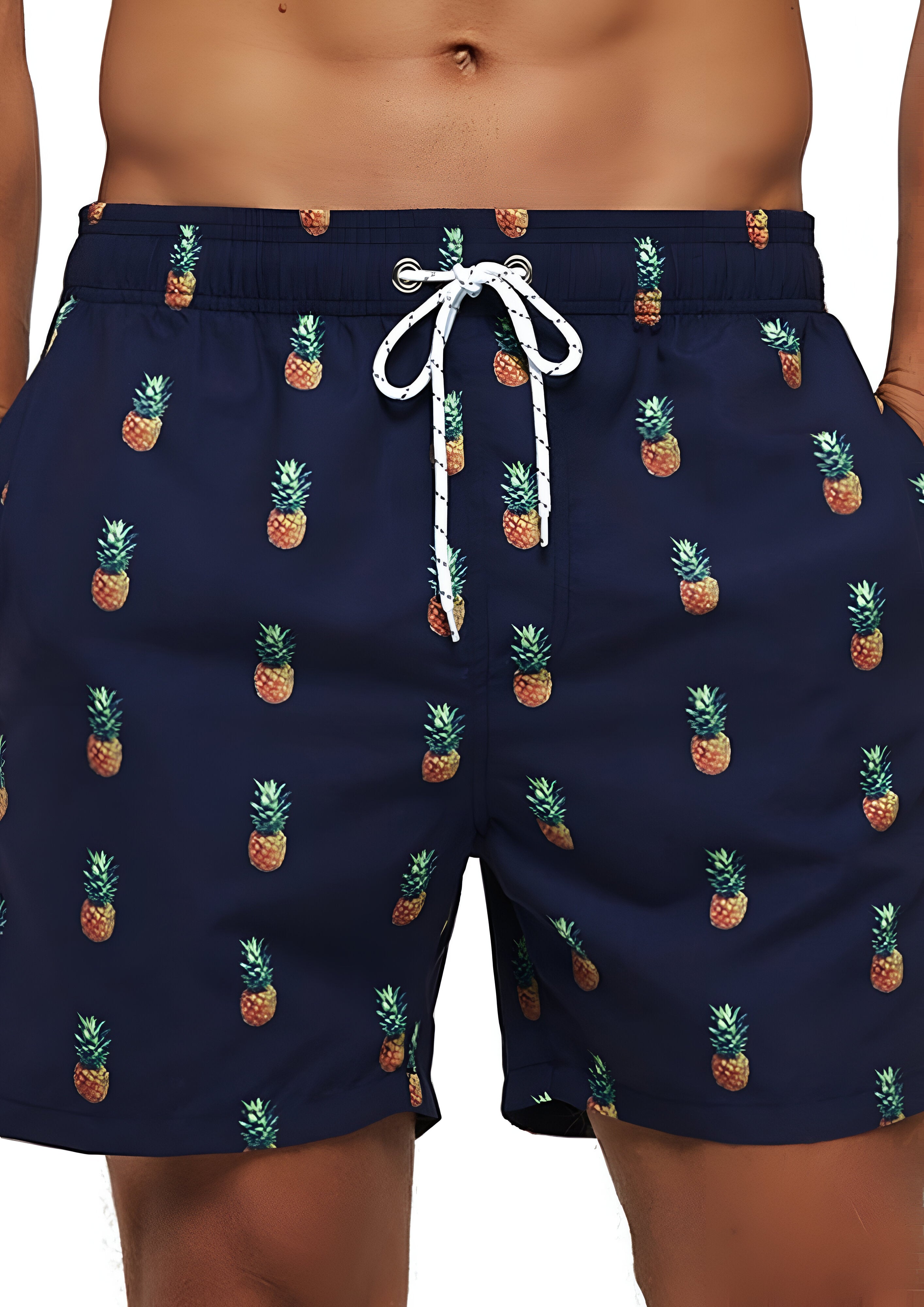 Men's Printed Short Swimming Trunks | Summer