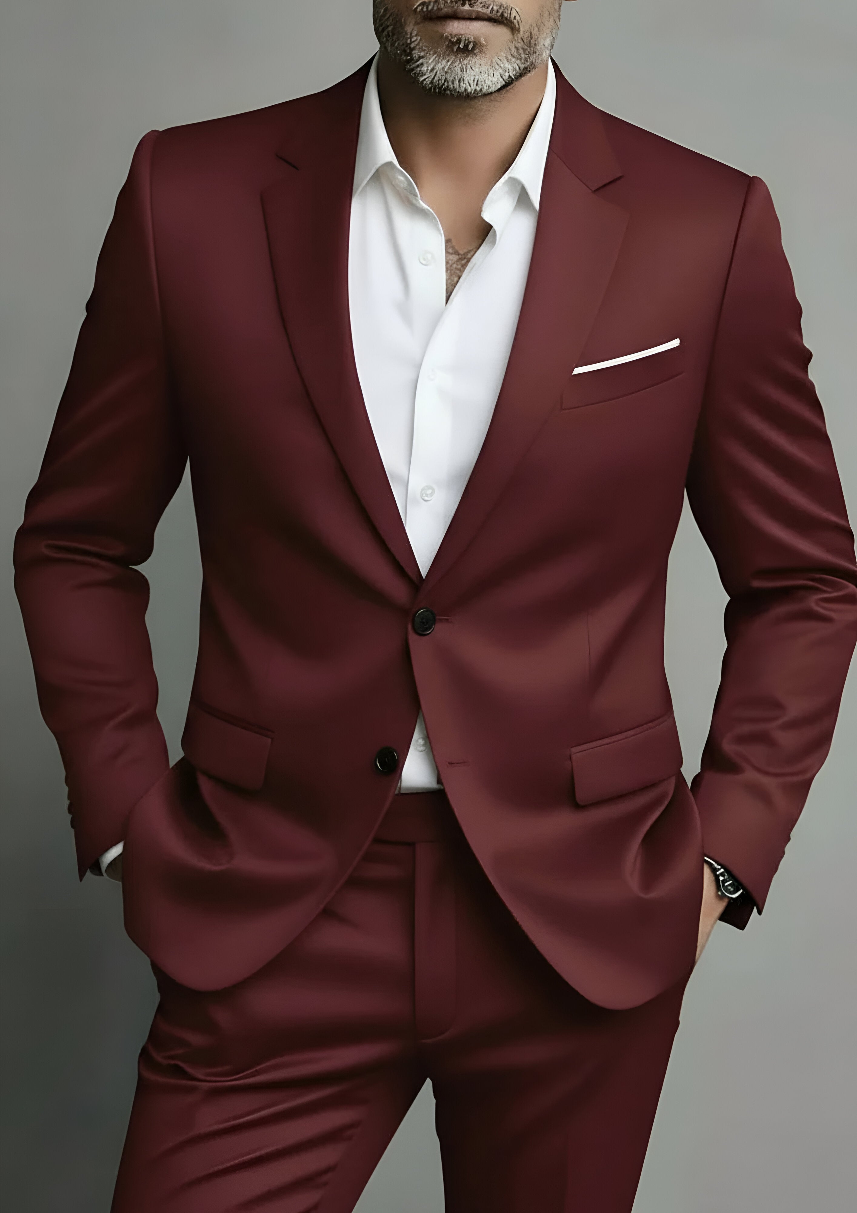 Men’s Two-Piece Slim Fit Suit | Evening Wear