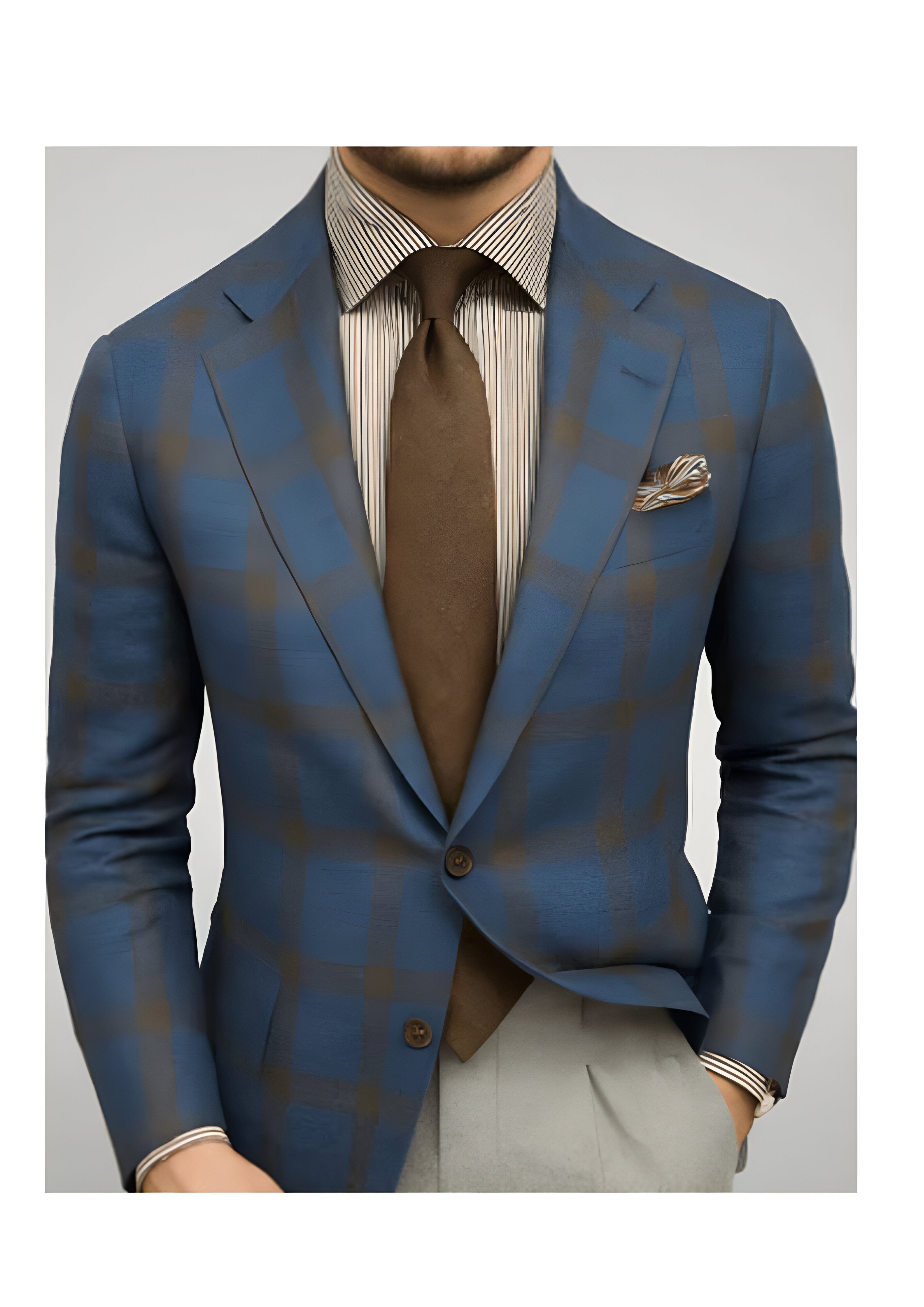 Men’s Tailored Blazer | Formal Suit Jacket