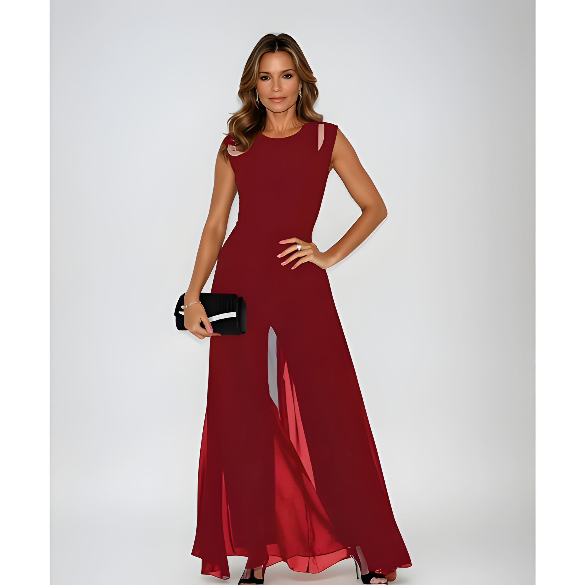 Women's Sleeveless Cutout Maxi Dress | Summer