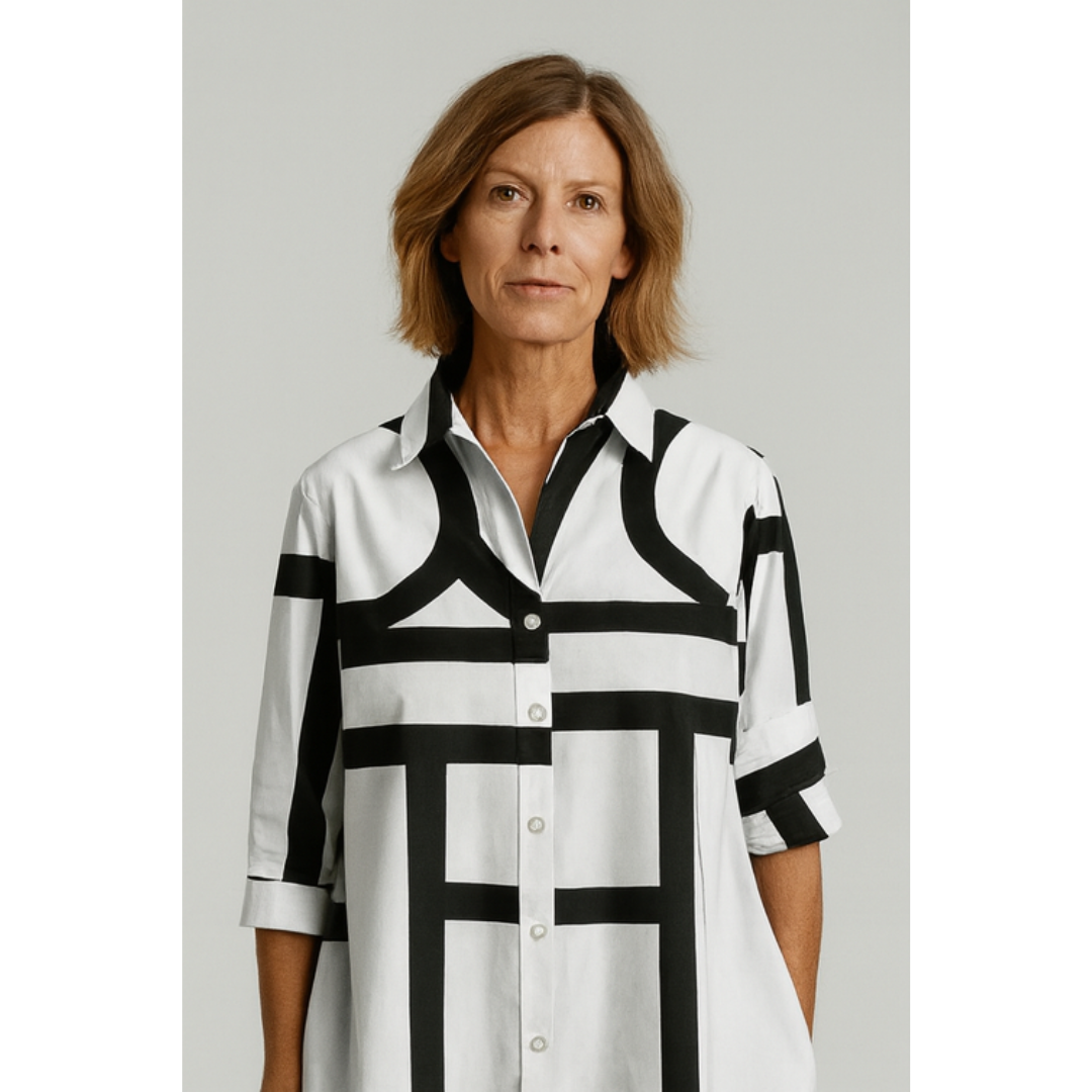 Noelle | Women’s Summer Geometric Dress | Maxi