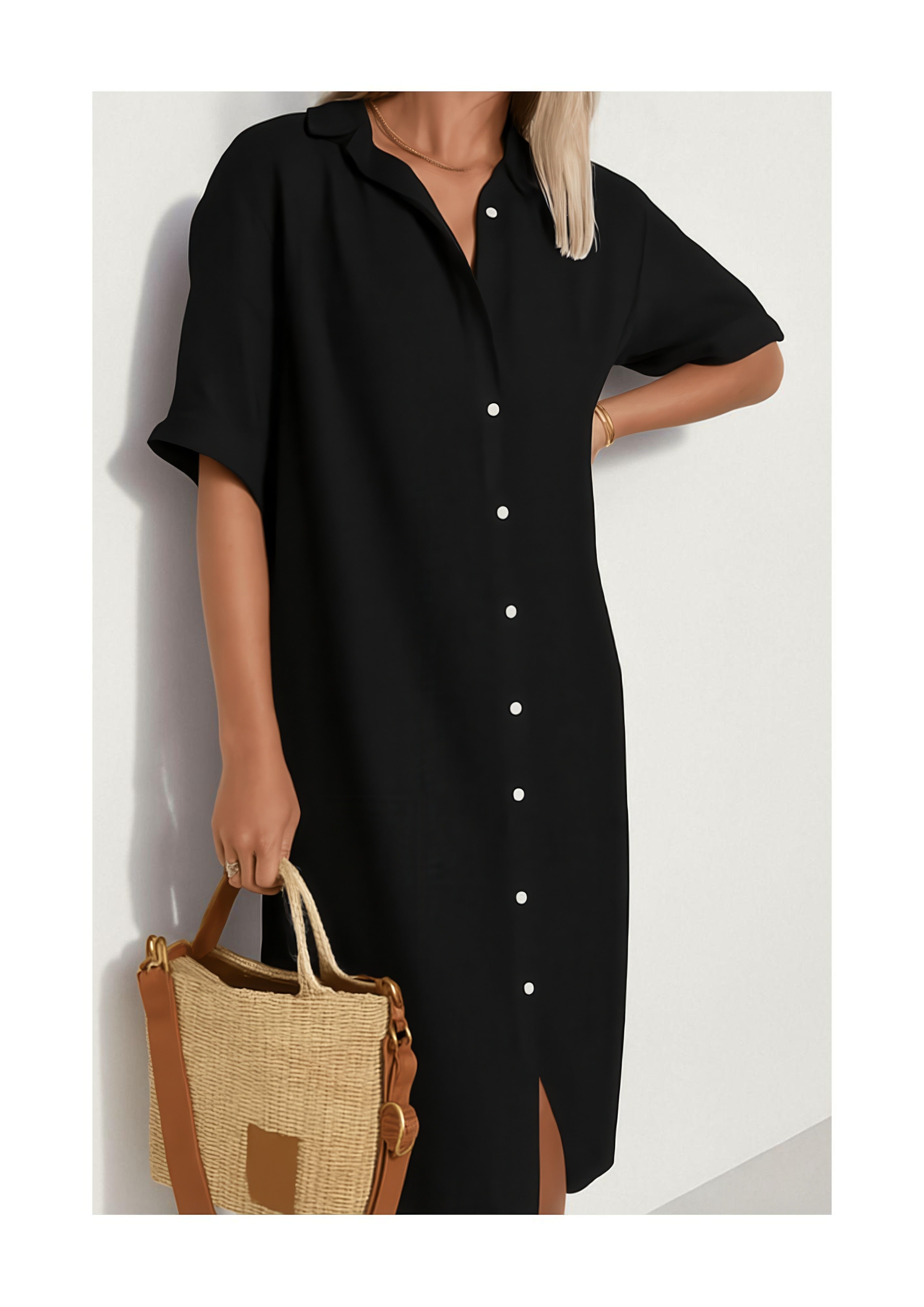 Women’s Summer Shirt Dress | Midi