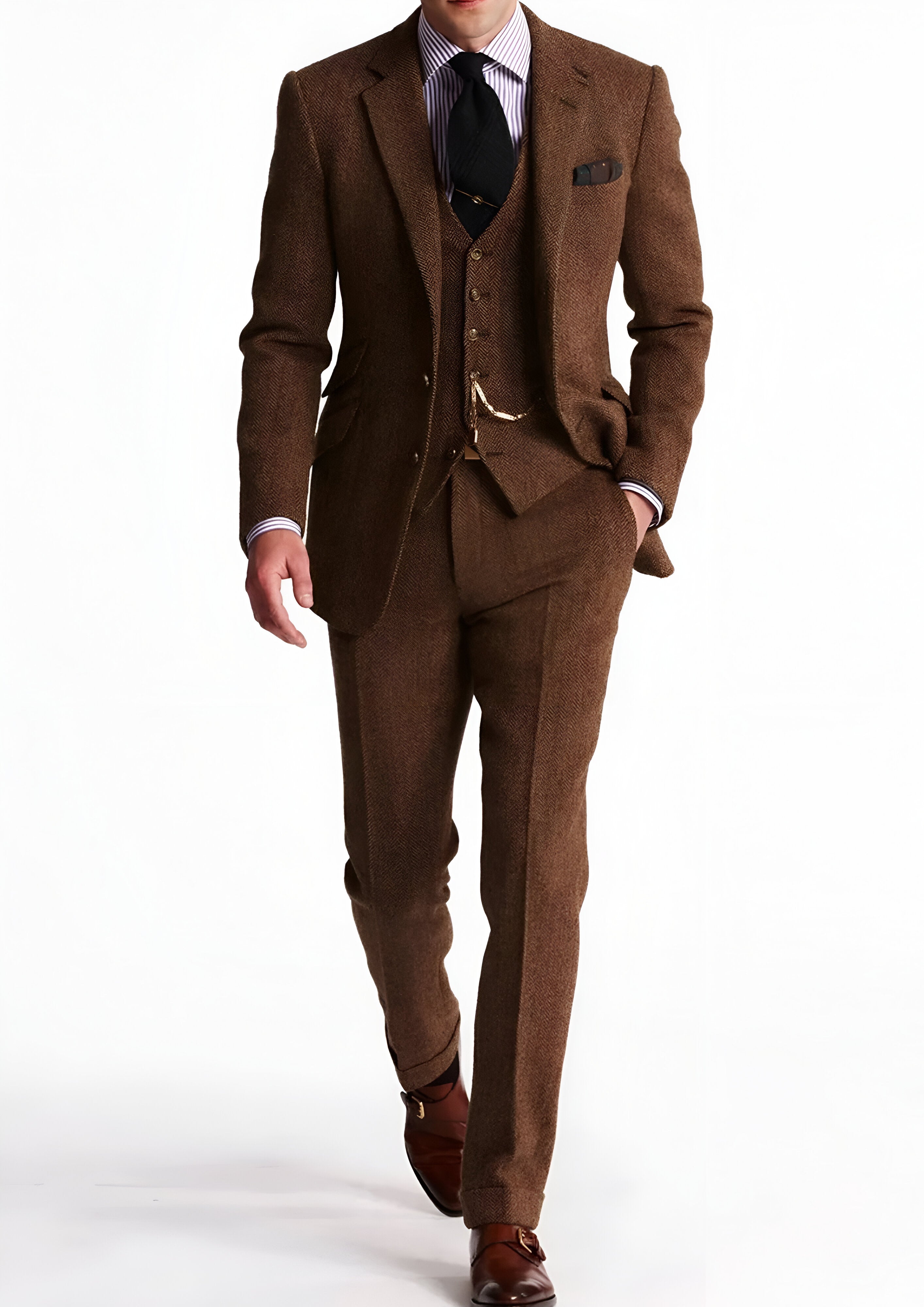 Men’s Three-Piece Tuxedo | Formal Events Suit Set