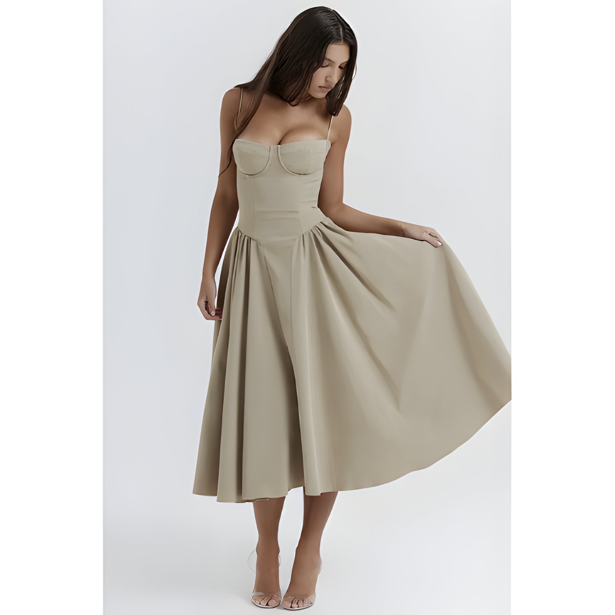 Women's Sleeveless Midi Dress | Summer