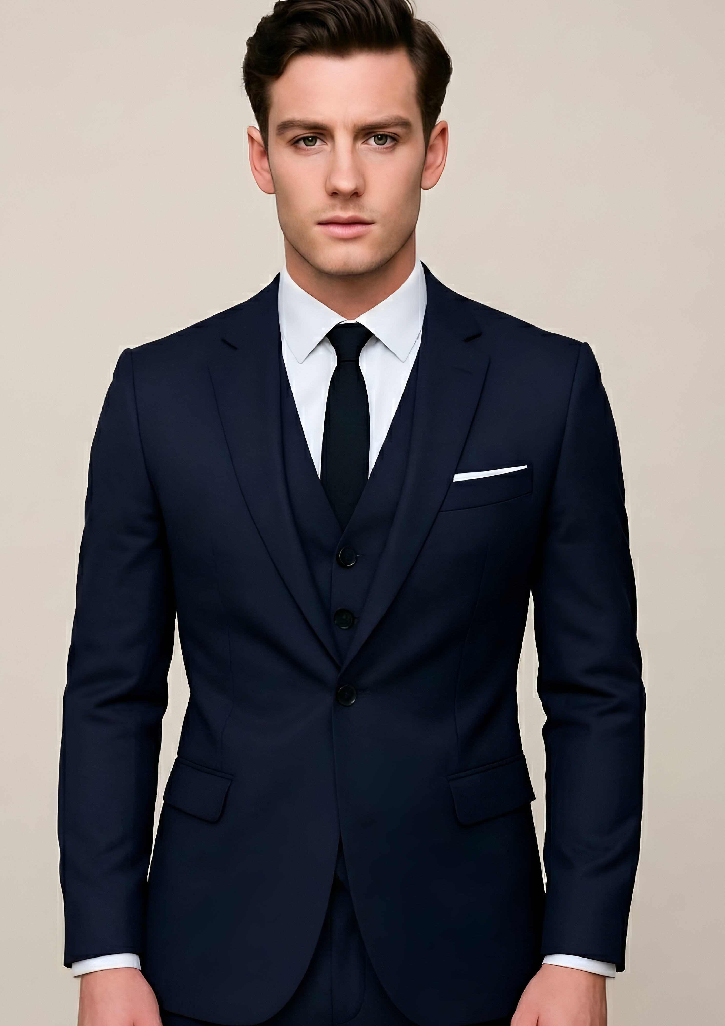 Men's Formal Slim Fit Suit | 3-Piece Set