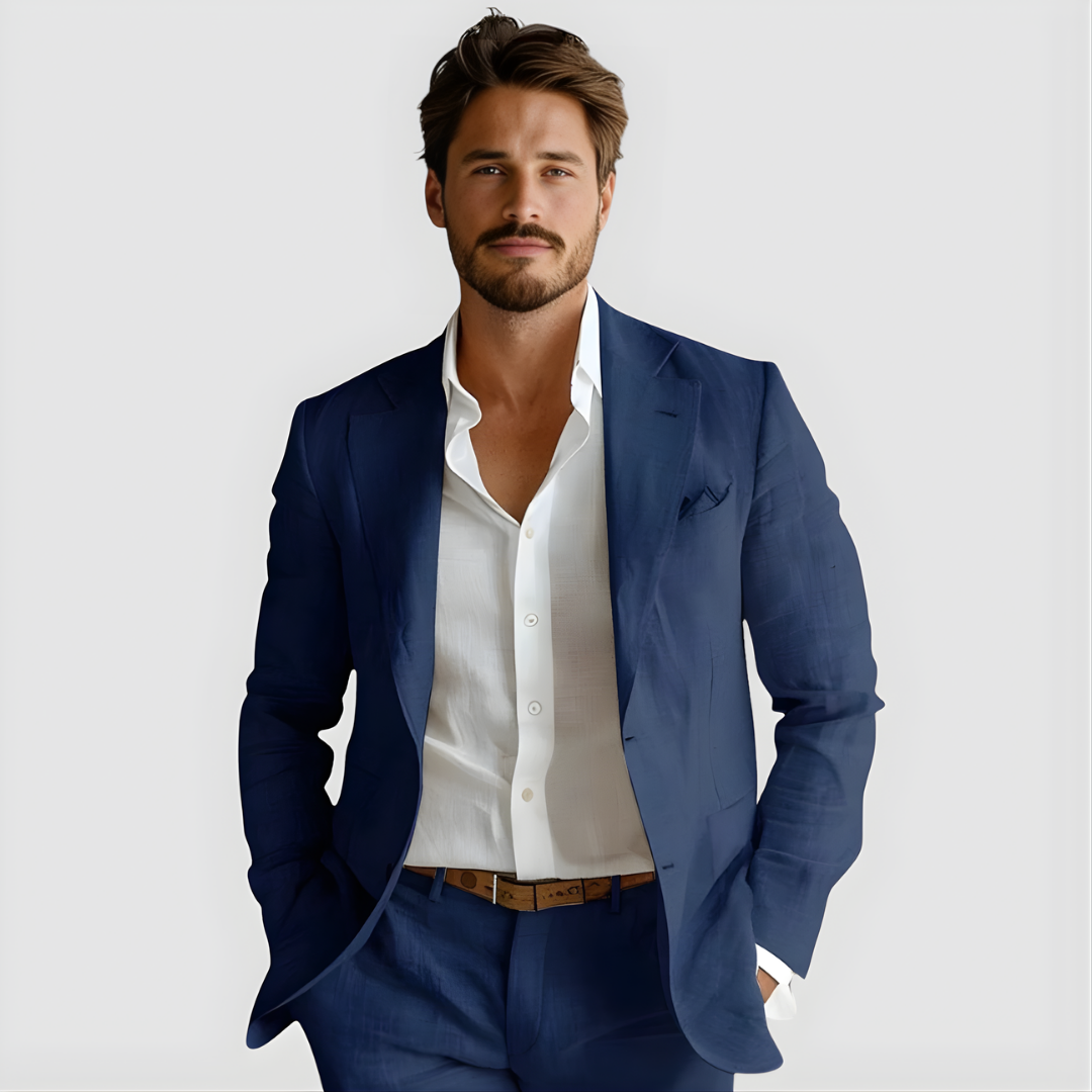 Men’s Summer Tailored Blazer | Clean Structured Profile