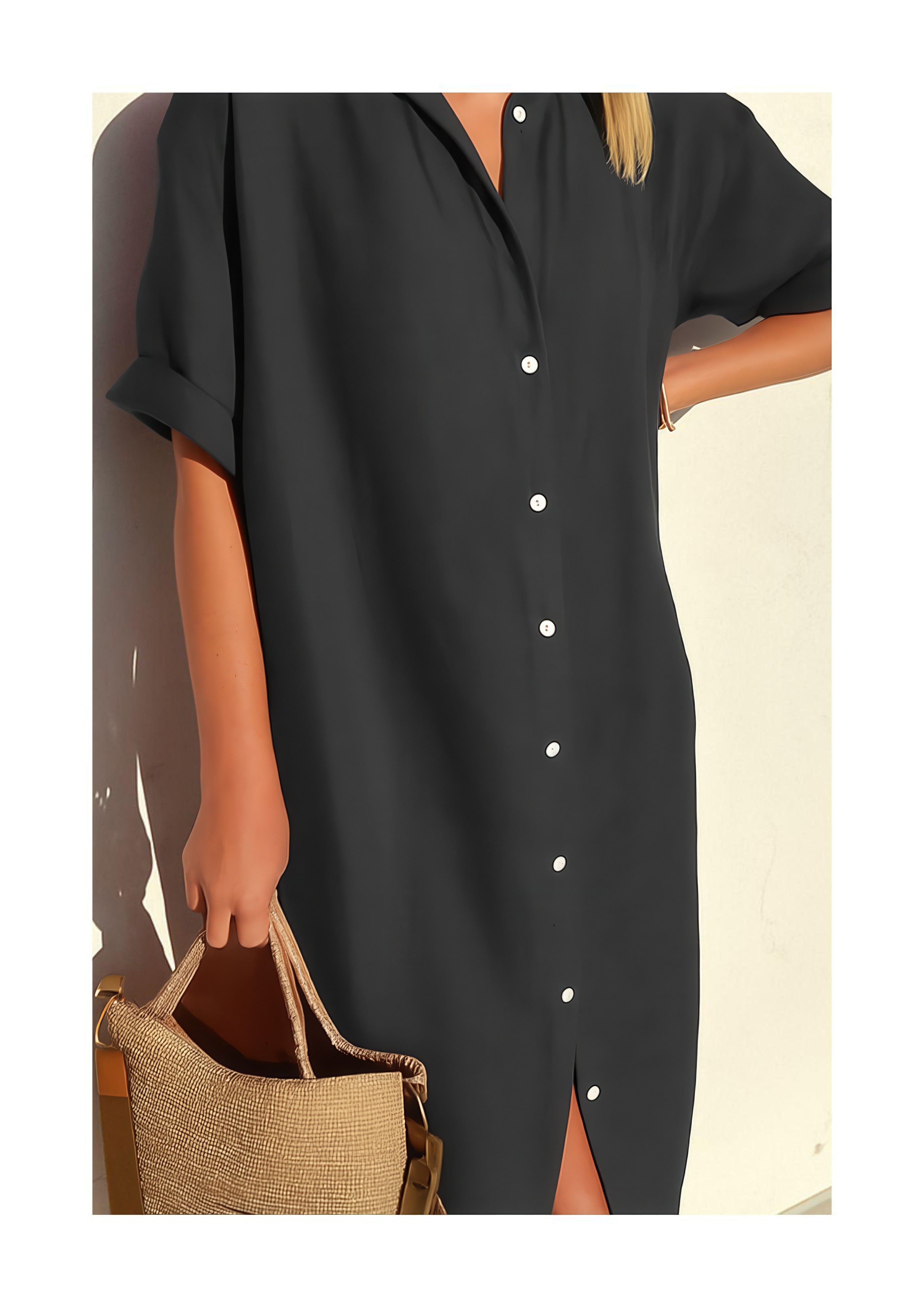 Women’s Summer Shirt Dress | Midi