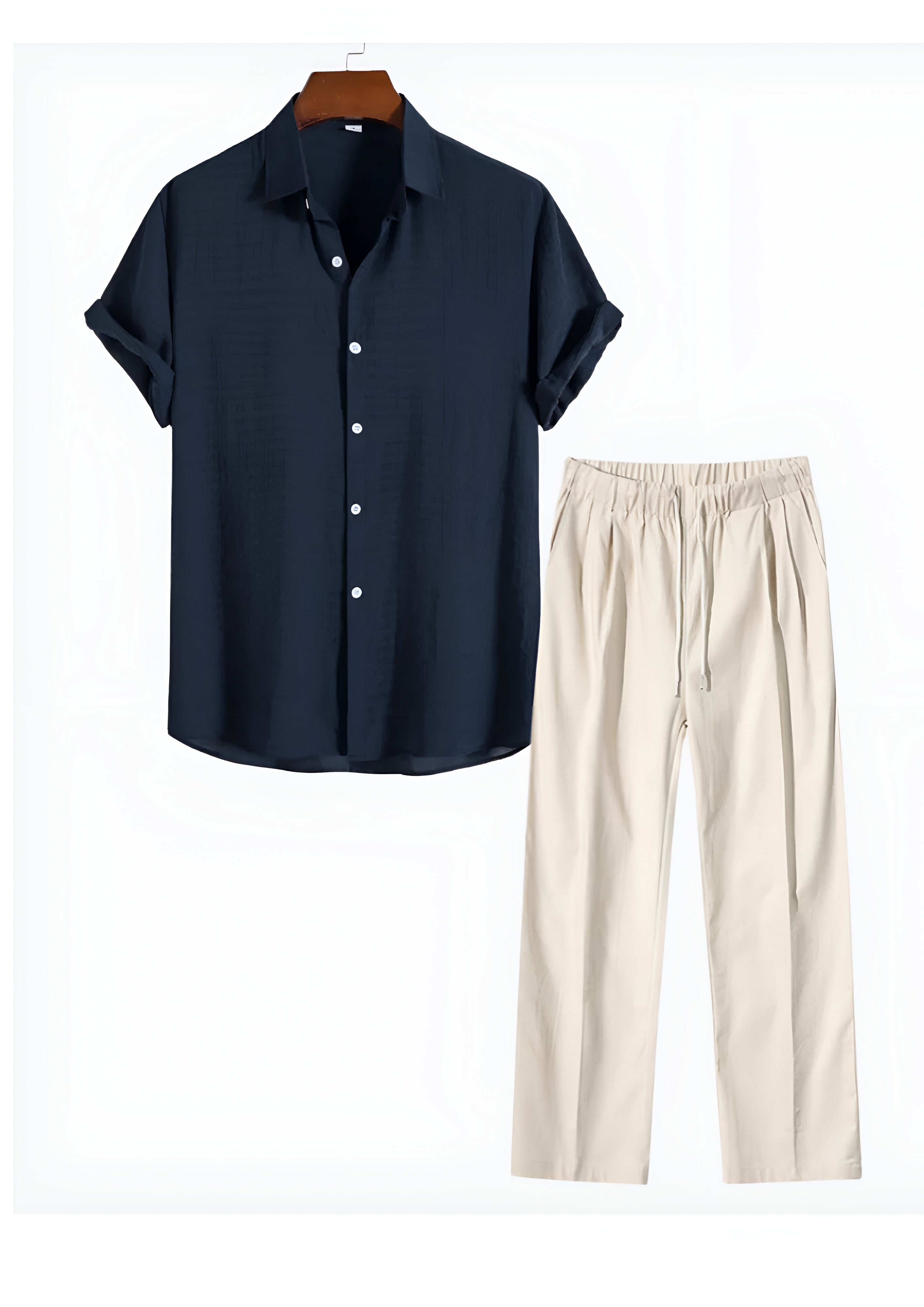 Button-Up and Trouser Set | Men's Two Piece
