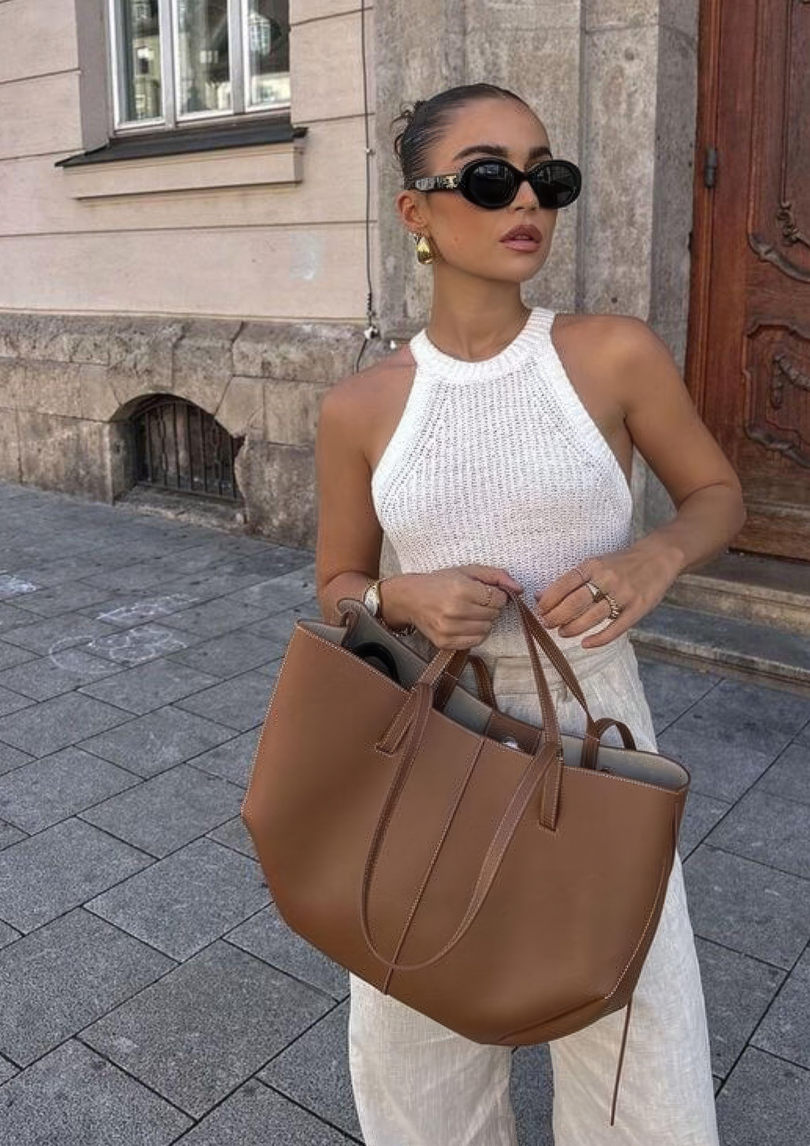 Women's Vintage Tote Bag | Large