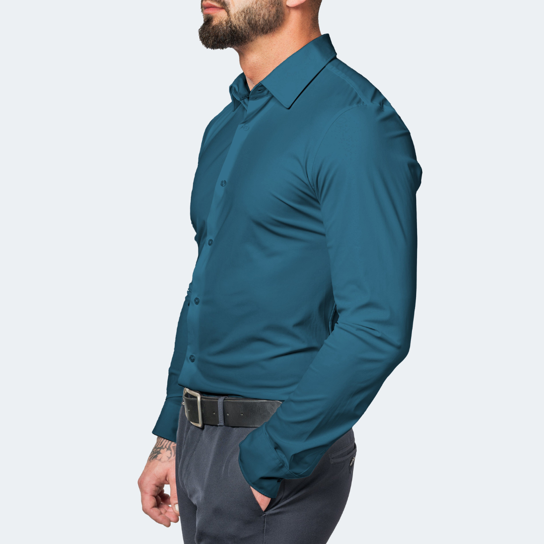 Vince | Men’s Stretch Button-Down Shirt | Long Sleeve