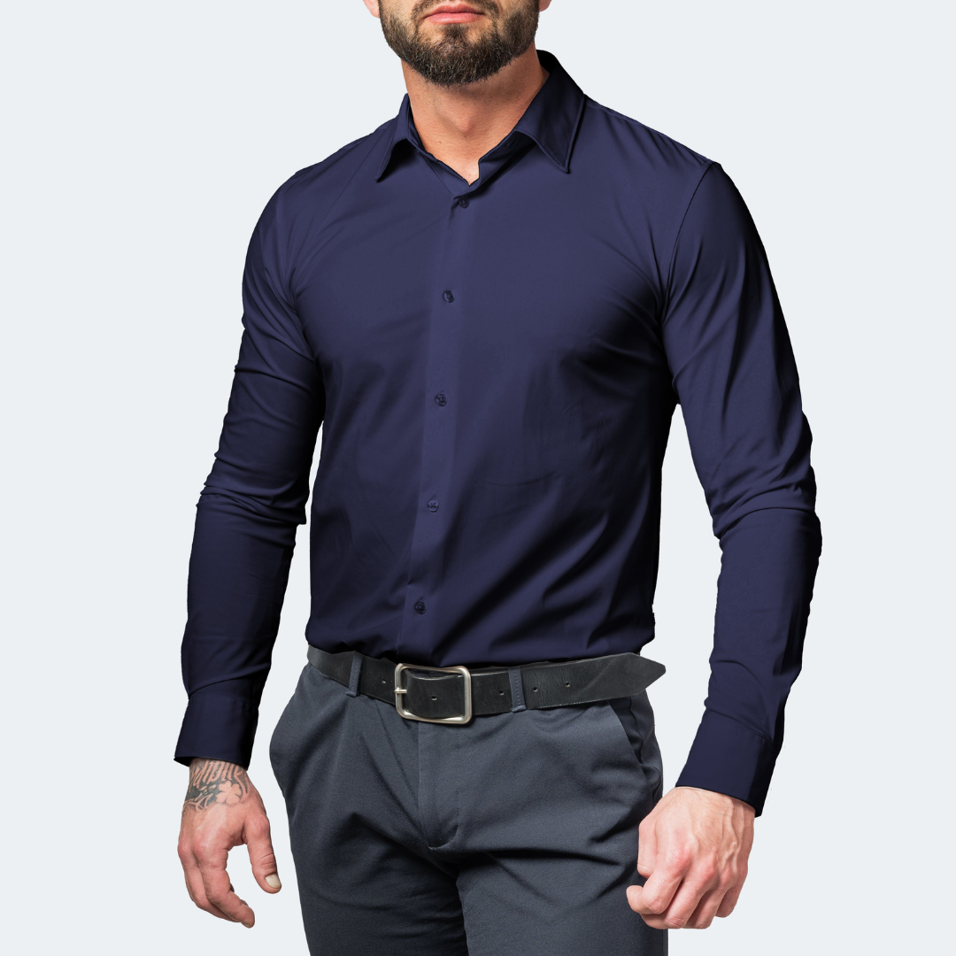 Vince | Men’s Stretch Button-Down Shirt | Long Sleeve