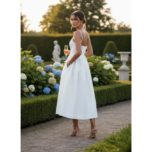 Women's Timeless Summer Flare Dress l Midi